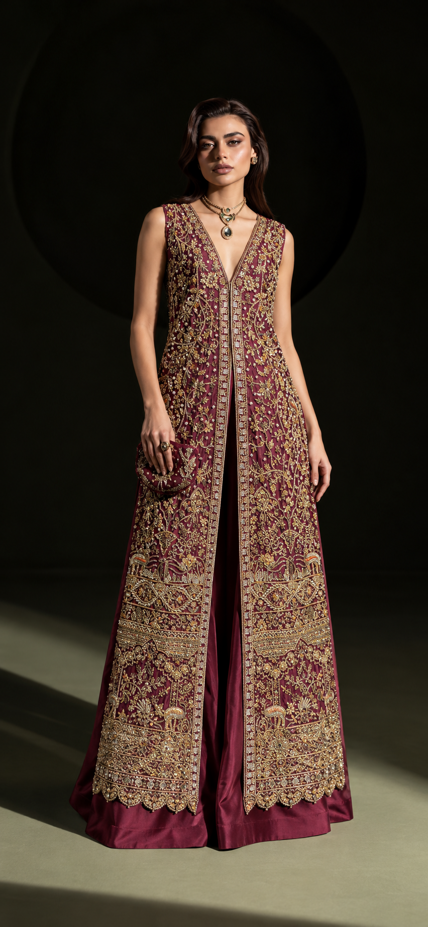 Magenta Gown
